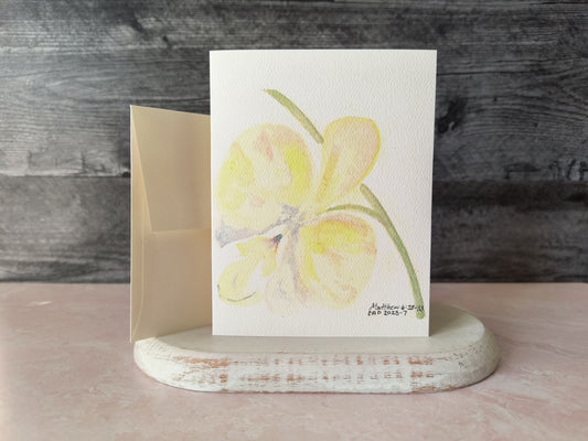 Orchid Bloom Card